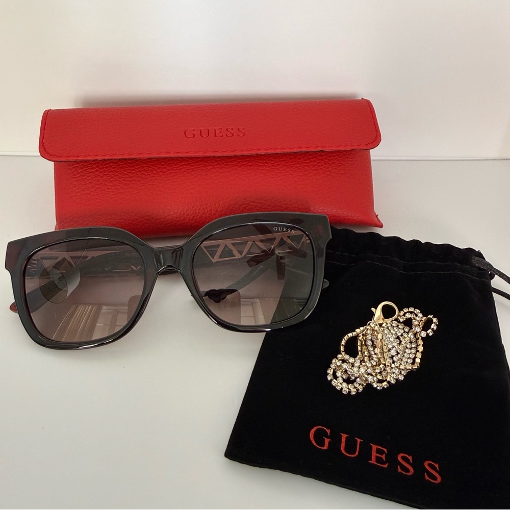 NEW!!! Guess women brown sunglasses GU7691 52F Authentic - Picture 6 of 6